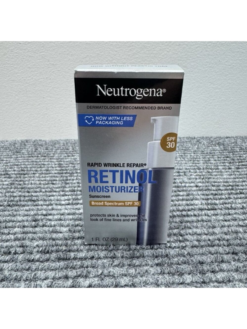Neutrogena Rapid Wrinkle Repair Retinol Moisturizer Sunscreen SPF 30 Exp 12/27